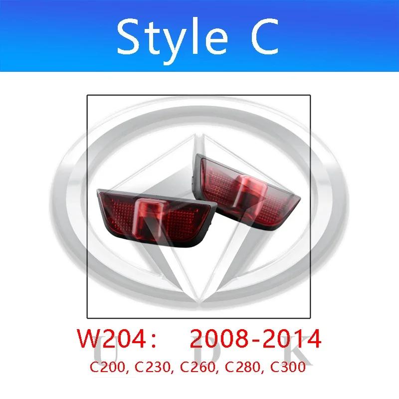 Для Mercedes Benz C-Class W206 W205 W204 W203 C Coupe C63 C180 Светодиодный логотип на двери автомобиля Приветственный светильник-тень Лазерный проектор Призрачная лампа