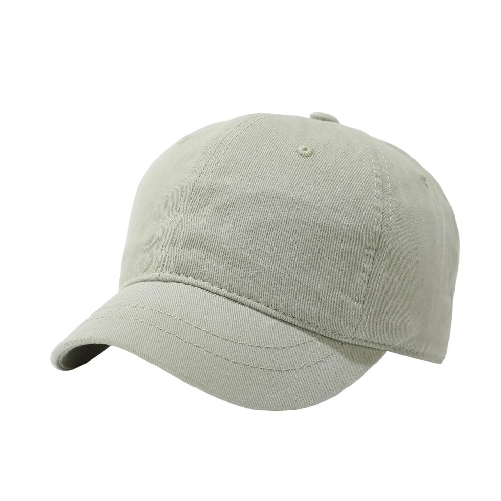 Short brim solid color baseball cap men's summer light board sunshade sunscreen cap couple soft top equestrian cap peaked cap women