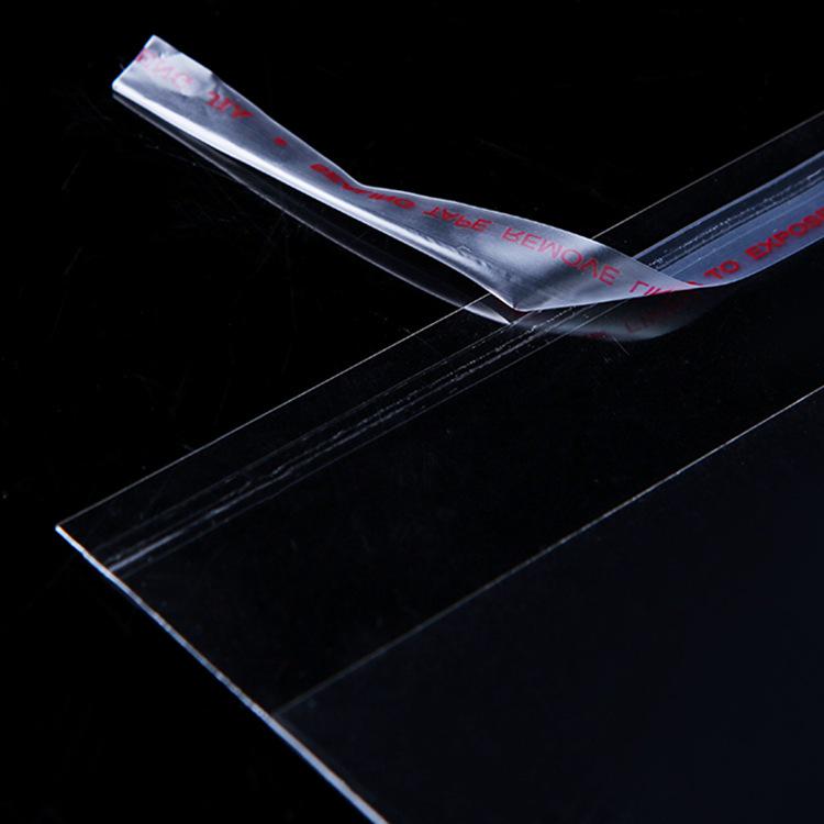 13cm Transparent Self-Adhesive OPP Plastic Packaging Bag