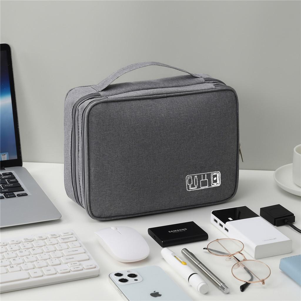 Travel Digital Storage Case With Shockproof Design For Power Banks And Headphones