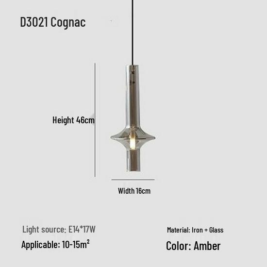 Итальянский дизайнерский подвесной светильник PENTA для столовой и баров - Художественное стекло и бамбук