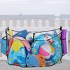 Pool Toy Storage Net Pool Floating Toys Organizer with Straps Poolside Fence Toys Holder for Swimming Ring Pool Noodles Inflatable Balls Rafts