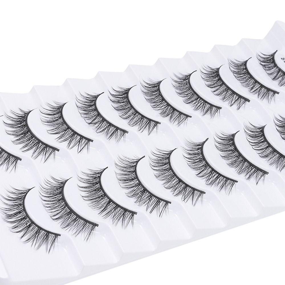 Handmade False Eyelashes Natrual Long Fake Eyelash Eye Makeup Tools Eye Lash Extension
