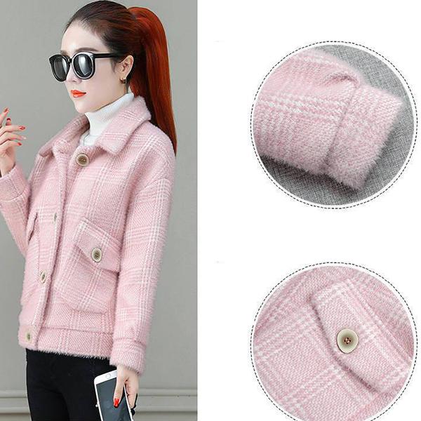 Утолщенные шубы из искусственной норки, женские универсальные теплые куртки в корейском стиле, большие размеры, осенние и зимние толстые короткие пальто