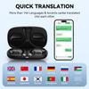 Переводчик с помощью AI Language Earbuds Наушники-переводчики в режиме реального времени 144 языка Акценты Онлайн-переводчик Устройство с приложением Перевод Bluetooth 5.4 Наушники