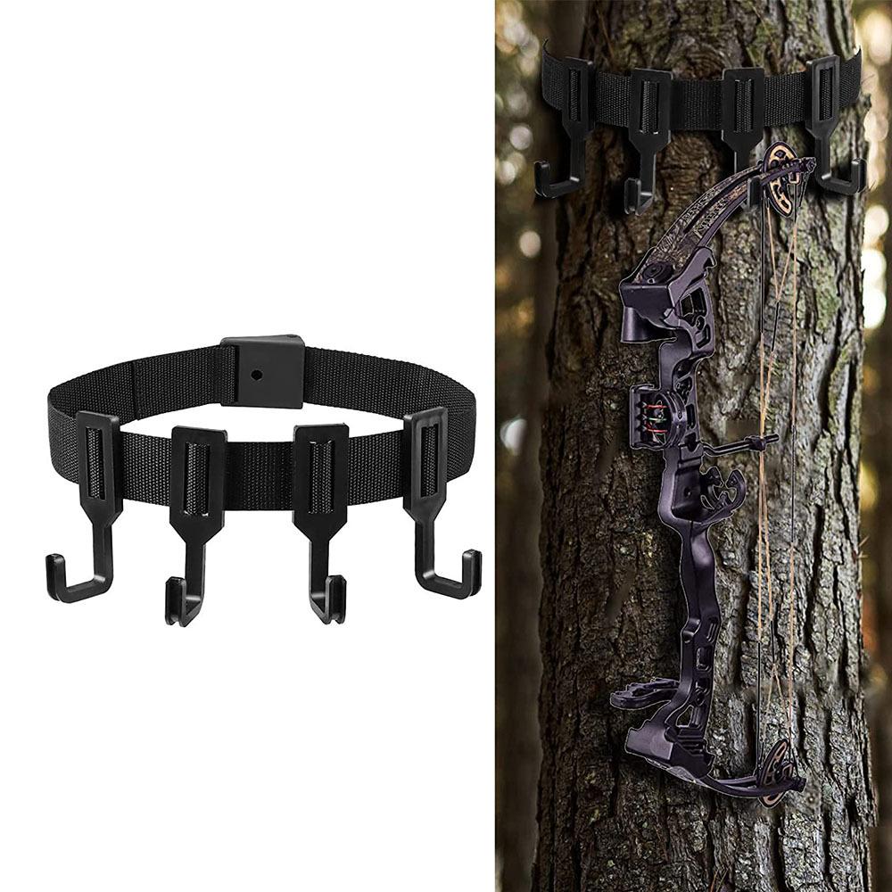 Tree Stand Bow Hanger Folding Bow Hanger Tree Stand Bow Fall Hunting Accessories for Outdoors Hunting Sports Supplies