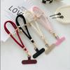 Adjustable Mobile Phone Lanyard Metal Nylon Keychain Pendant Fashion Phone Strap