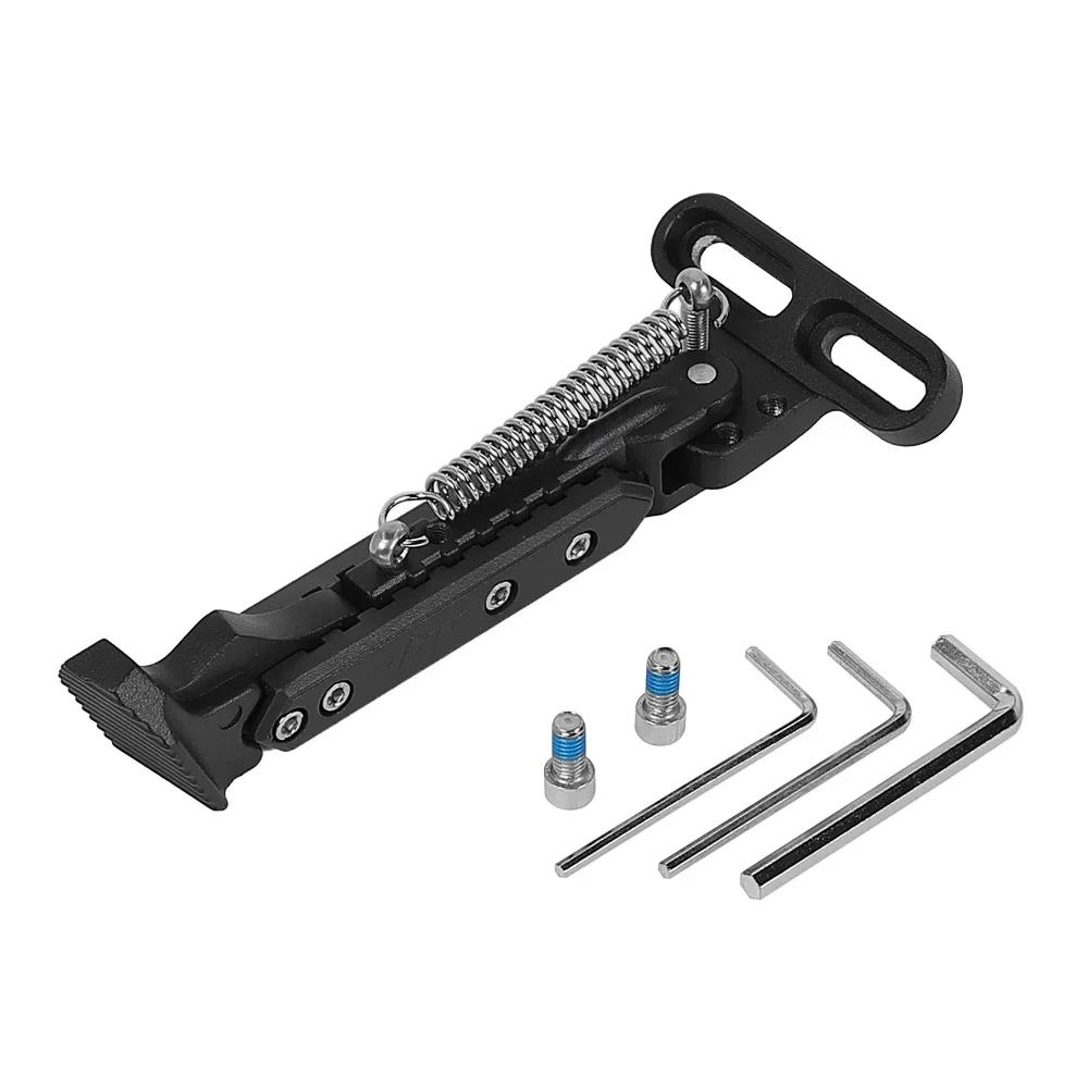 Electric Scooter Foot Bracket V2.0 Kickstand Foot Support Parking Stand for E-Scoter Adjustable Side Vertical Mounting Part