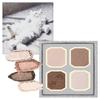 MilleFee Палетка теней для век My Kitty Cat Eyeshadow с глиттером в белом и коричневом оттенках (04 Менуэт) 4-Color