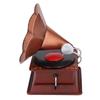 Vintage Phonograph Decor Iron High Simulation Exquisite Workmanship Antique Gramophone Model for