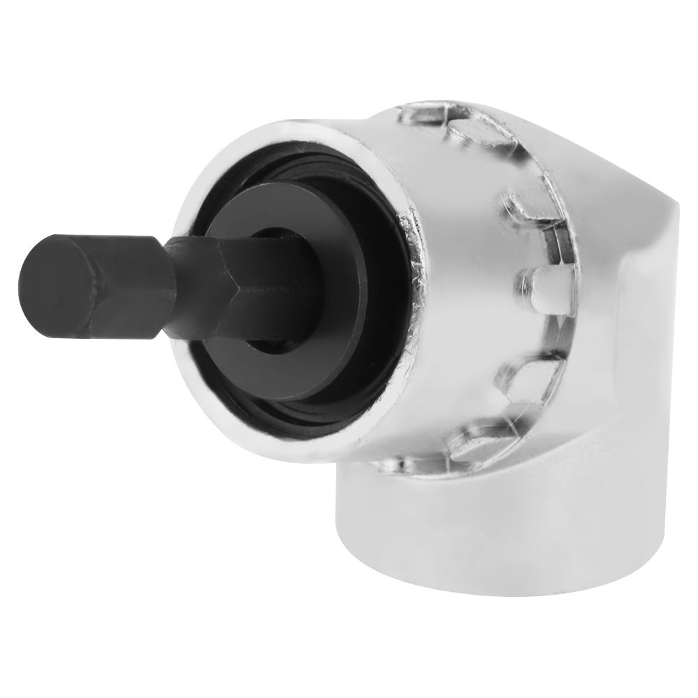 1 4in 105 Degree Angle Hex Extension Drill Bit Adjustable Screwdriver Socket Holder Adapter