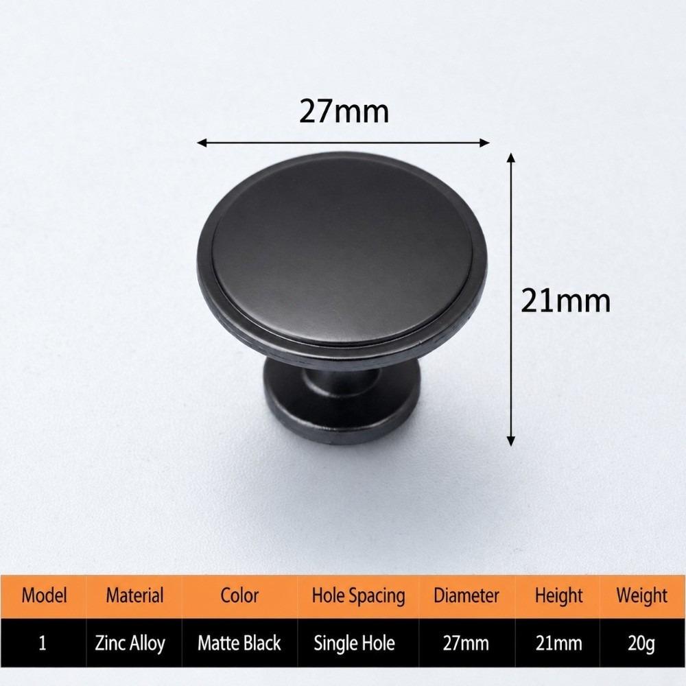 30mm Diameter Drawer Pull Knob Round Shape Furniture Door Knob Cabinet Door Knobs Cabinet Drawer