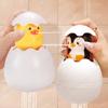 Shower Toys - Cute Duckling & Penguin Egg Toys with Water Spray for Bath Time Fun, Soft Plastic, Ideal for Infants