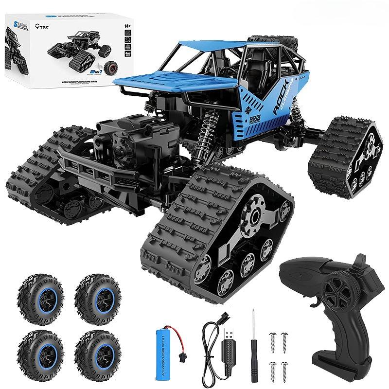 2 In 1 Rc Cars Remote Control Car 1:14,25 Mph 40 Km/h,4wd Trucks(red)