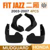 Брызговики для Honda FIT JAZZ 2003-2007 Брызговики Передние Задние Крыло Автомобиля