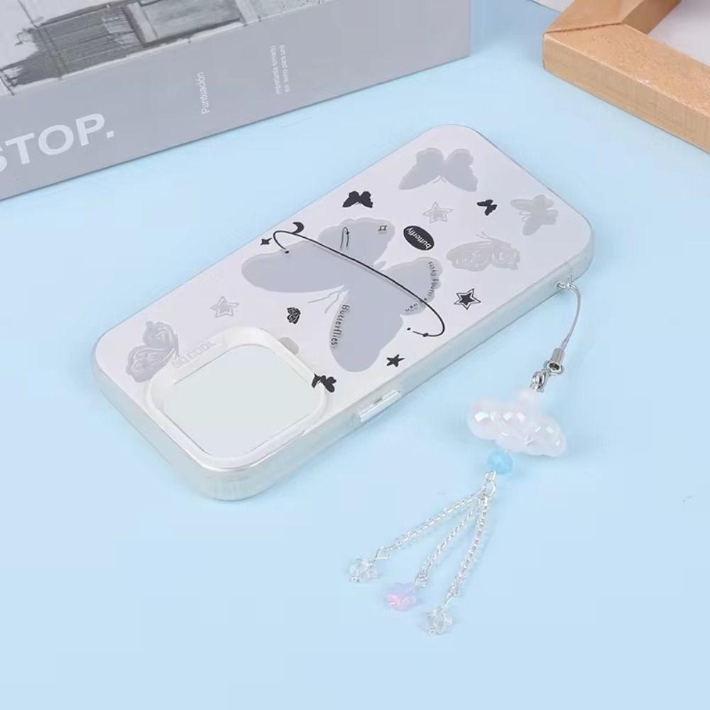 3D Облако Мобильный Телефон Ремешок Брелок Подвеска Бисерная Телефонная Цепочка Облако Звезда Ремешок Женщины Девочки