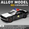 1:24 Dodge Challenger SRT Hellcat Redeye Мускул Полицейская Патрульная Машина Литой Металлический Модель Автомобиля Симуляция Украшения Игрушки Коллекции