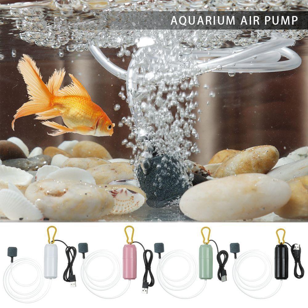 1Pcs Fish Tank Oxygen Air Pump Silent USB Aerator Oxygenator New Air Compressor