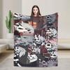 Warm Blanket Boy Girl Travel Helluva Boss Loona Throw Blanket  Flannel Bedspread For Outdoor Print Sofa Bed Cover