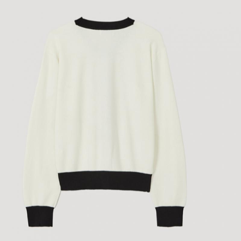  She S miSS  Color Matching Flap Pocket Knit Cardigan SSkcdp12530 Iv