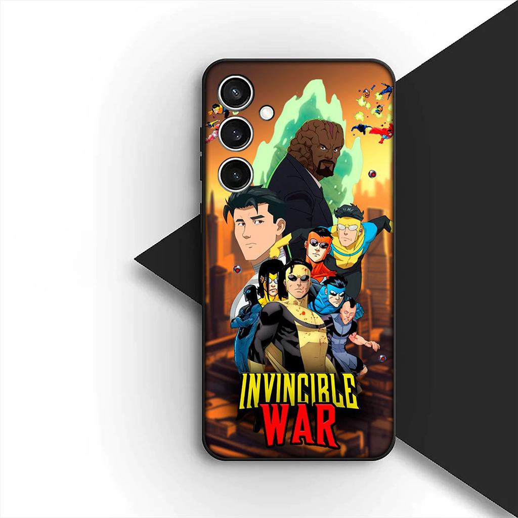 Omnis I-Invincibles Man Silicone Cover for Samsung Galaxy S25 S24 S23 FE Ultra Plus S7 Edge S25+ S24+ A56 5G + Coque Phone Case