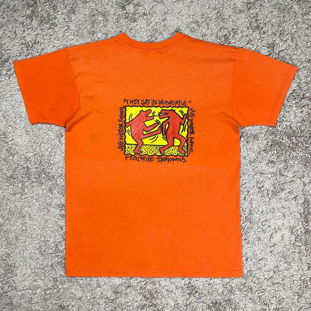 Vintage Art Keith Haring Parody T-Shirt