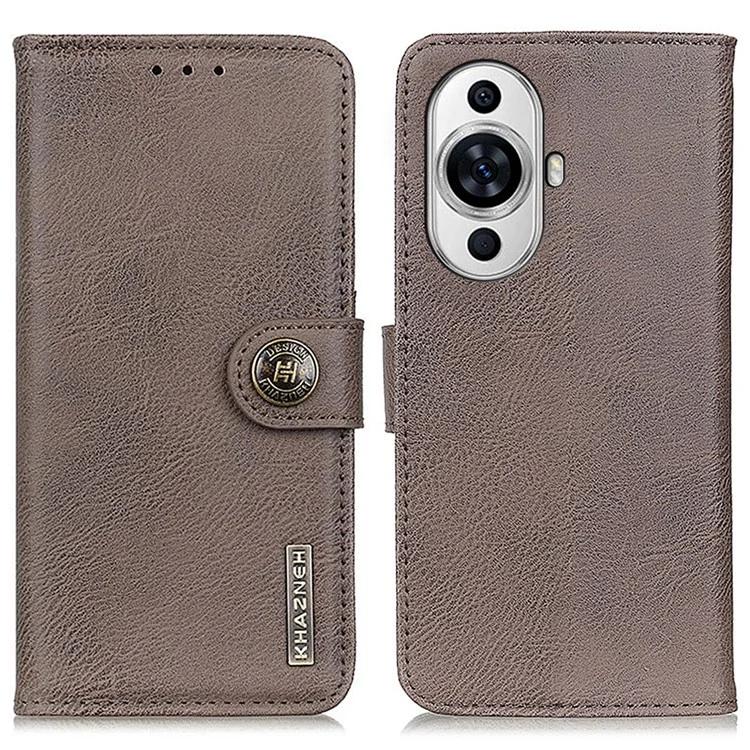 Для Huawei nova 11 Ultra / nova 11 Pro кожаный кошелек Shell коровья текстура флип-чехол-подставка для телефона