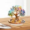 Красочное дерево настольное украшение акриловый знак декор 2D плоский новинка праздничные принадлежности центральный элемент стола