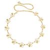 Elegant Metal Waist Chain Gold Silver Dress Girdle Trendy Women's Waist Chain  for Women