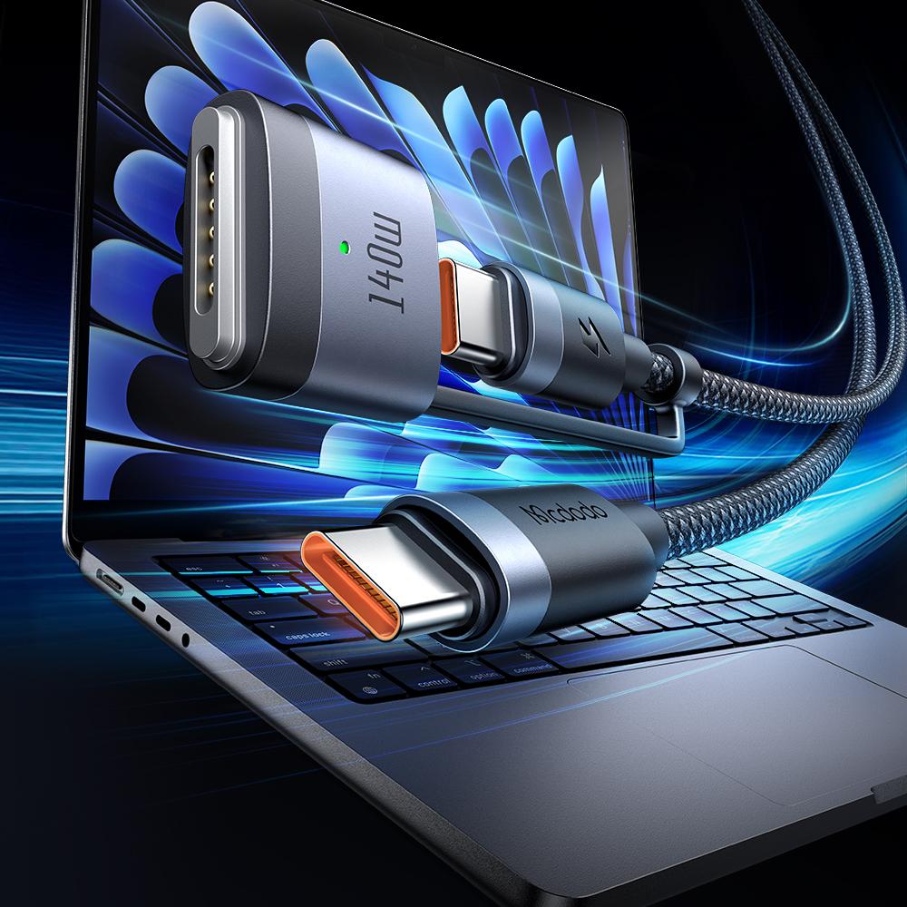 Mcdodo Charging Adapter Cable Macbook Air Pro Usb-C Magsafe 3 140W 2M