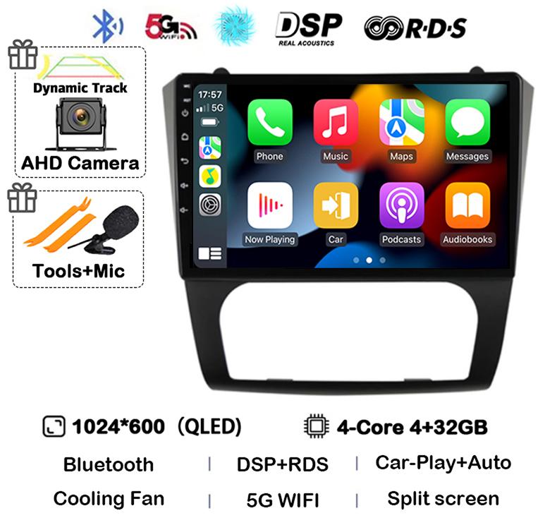 Android 14 Carplay+Auto WIFI+4G BT автомобильное радио стерео для Nissan Altima Teana 2008 2009 2010 2011 2012 мультимедийный видеоплеер GPS
