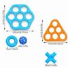 Hexagonal Shape Inflatable Ring Toss Toy Triangle Shape Water Games Inflatable Throwing Games  Yard