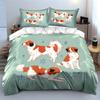 Cute Cartoon Dogs with Stars Bedding Duvet Cover Set Duvet Cover Pillowcases  (1*Duvet Cover 2*Pillowcases, without duvet insert)