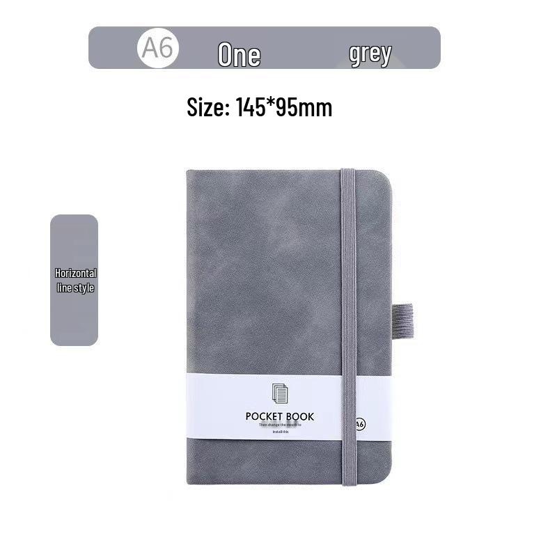 A7 Student Pocket Notebook: Elastic Closure, Portable Journal, Simple Ins Style Diary