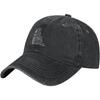 Jesus Is My God Graphic Washed Baseball Cap Cotton Adjustable Low Profile Dad Hat for Unisex
