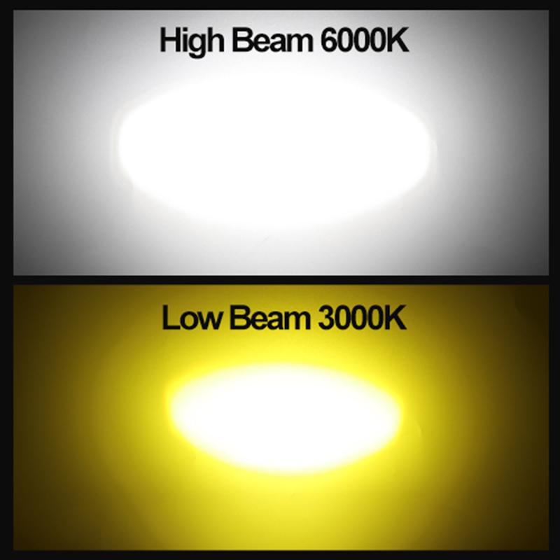 10000Lm H4 LED Motorcycle H6 BA20D LED Motorcycle Headlight Bulbs CSP Lens White Yellow Hi Lo Lamp Scooter Accessories Fog Lights 12V