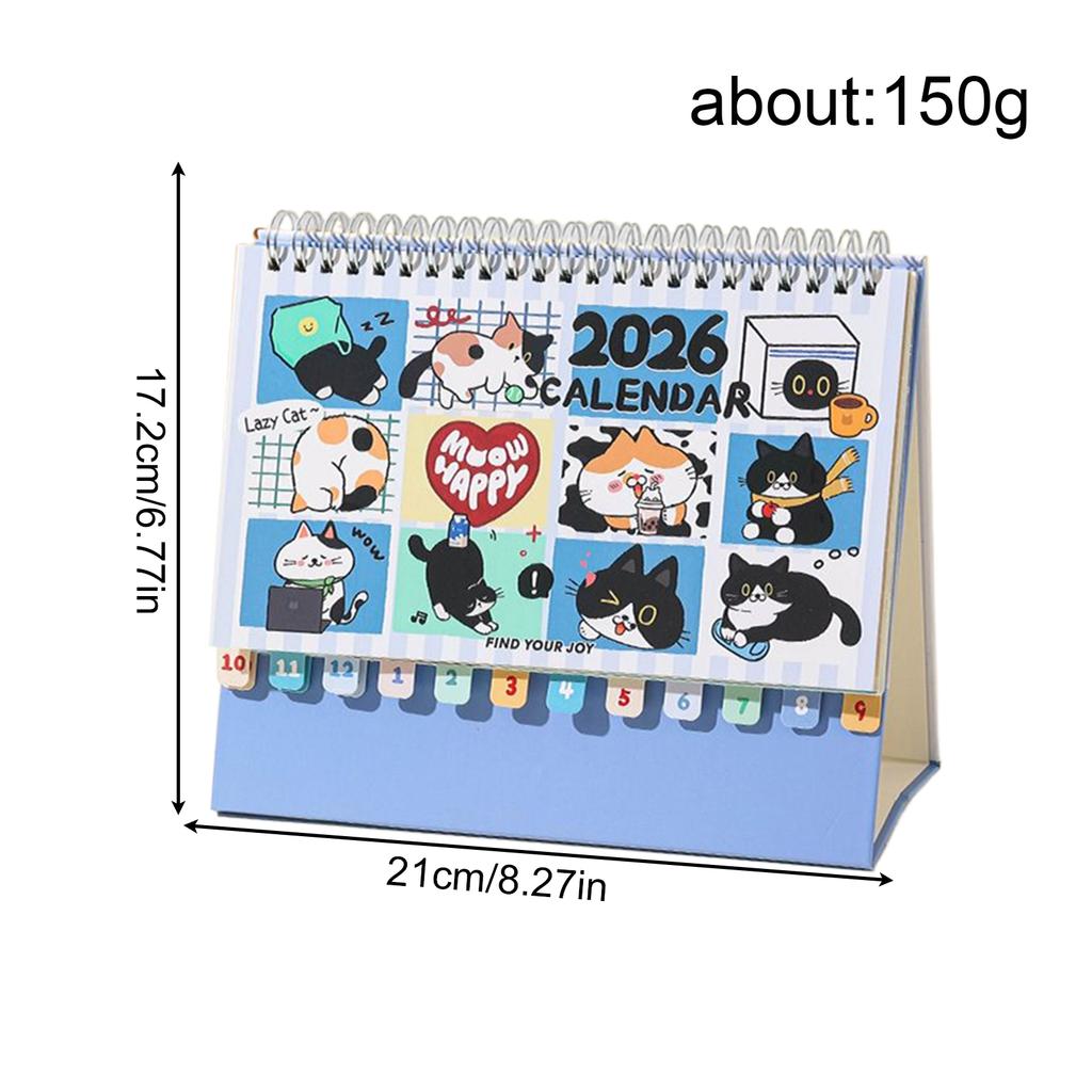 Настольные календари 2026 Планировщик Расписание Календарь Настольный Ежедневник Карманный Планировщик Декоративный Месяц Рабочий Календарь Планировщик