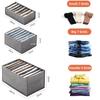 Organizer for Drawer Clothes Organizer Pants Jeans Storage Box Cabinet Drawer Organizer Underwear Socks T-Shirt Wardrobe Storage