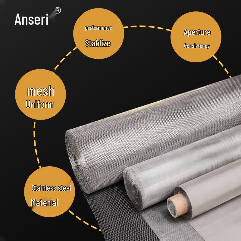 Anseirui 304 Stainless Steel Square Hole Mesh