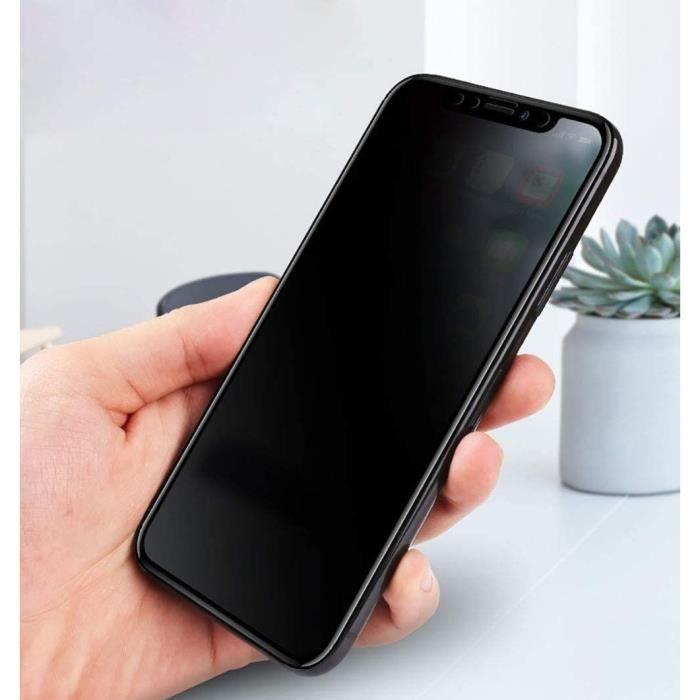 Protection d'écran - E.F.CONNECTION - pour realme 8 Pro - Verre Trempé - Très résistant aux rayures - Anti-Espion