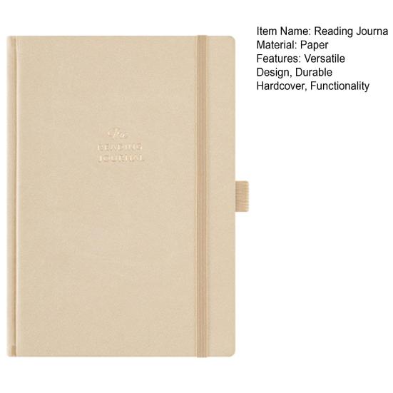 Журнал для чтения обзоров книг формата А5 Отслеживание прогресса чтения Подсказки для письма