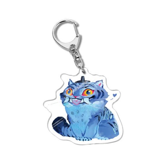 Корейский Поп Мультфильм Шарм Акриловый Аниме Персонаж Мальчик Тигр Брелок Шарм Милый Шарм для Сумки Рюкзака