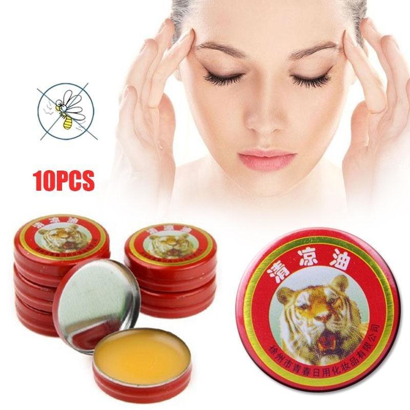 Chinese Tiger Balm 10pcs Menthol Oil Massage