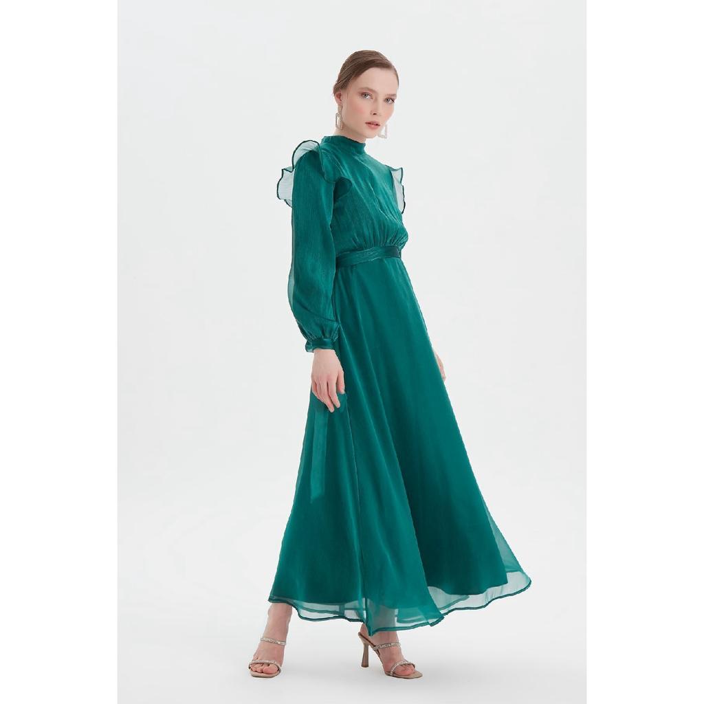 Темно-синее вечернее платье Mira