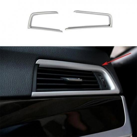 Cover Trim Console L&R Air Outlet Vent Cover Trim 2011-2017 For BMW 5 Series ABS
