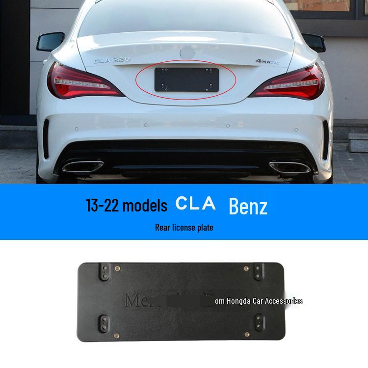Держатель номерного знака Mercedes CLA для CLA200, CLA260, CLA220 и CLA180 (Передний задний)