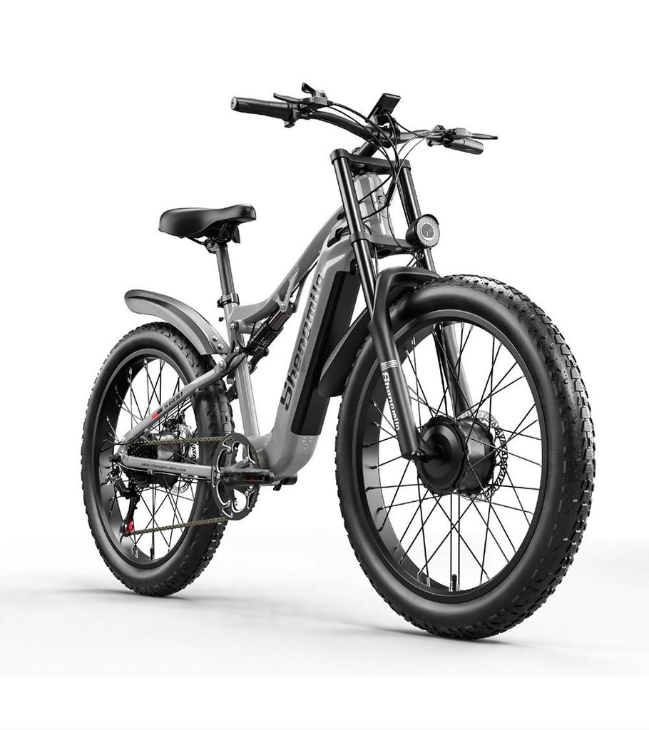 Shengmilo S600 2000W Dual-Drive Electric Bike, 26" Fat Tire, Shimano 7-Speed, Hydraulic Brake, Samsung Battery Ebike
