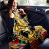 Hufflepuff Crest Poster - Hogwarts House DecorPrint Blanket, Soft Blanket For Sofa Office Bed And Travelling Daughter Birthday Gift esj264