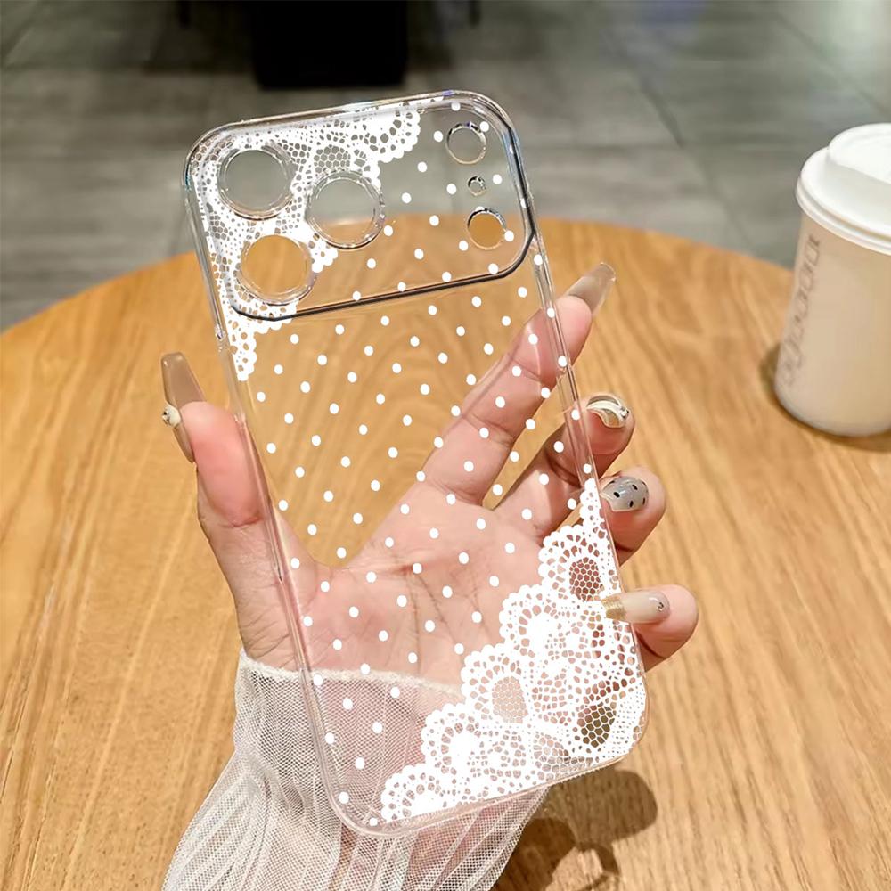 Прозрачный фиолетовый чехол для телефона Apple iphone 17 Pro Max 16 15 14 Plus 17Air Розовый цветок масляная живопись Ударопрочный чехол