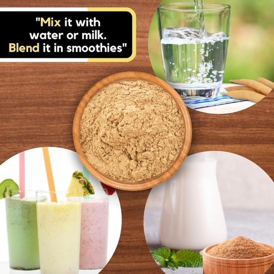 Органический порошок ZING Шатавари, родом из Индии. Натуральное оздоровление и поддержка в упаковке 454 г (1 единица)